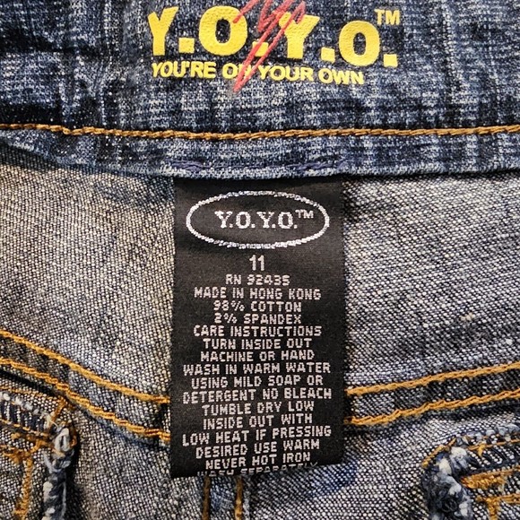 (Size-11) Y.O.Y.O. You're On Your Own Jeans Women Waist 32" - Picture 9 of 14